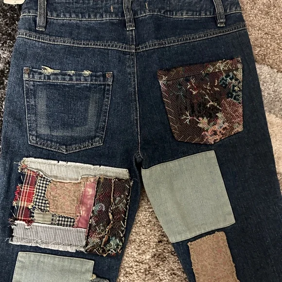 Free People Patchwork Women's Jeans